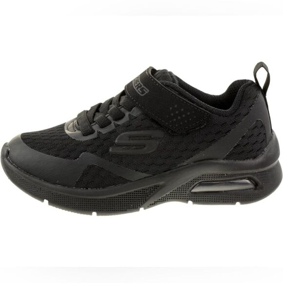 NWT Skechers Little Boy's Black Microspec Max-Torvix Sneaker Size 13 13T - Picture 2 of 10